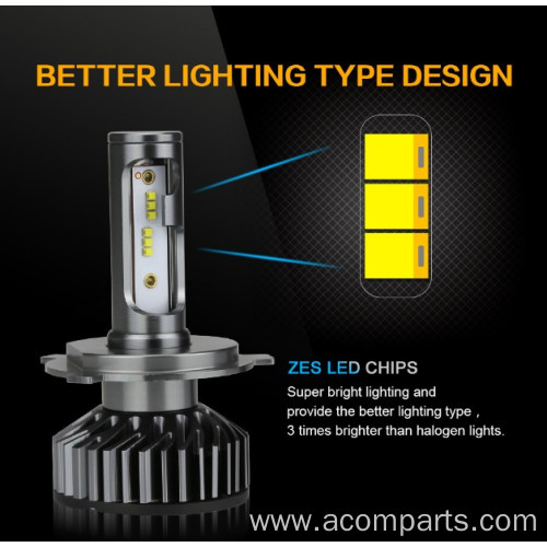 12V Auto Lamp No Radio Noise Headlight Bulb